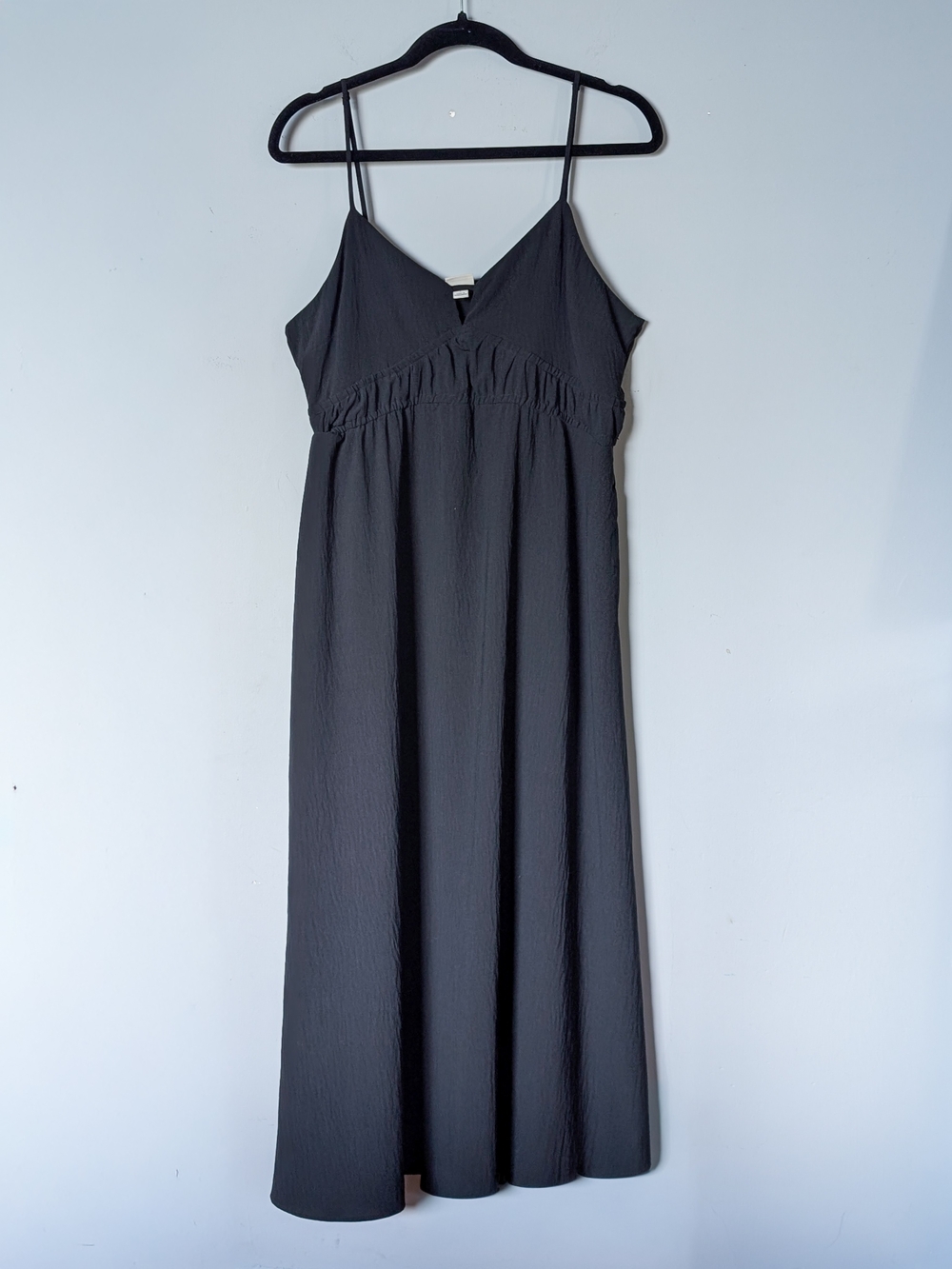 a new day Black Spaghetti-Strap Maxi Dress